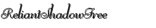 Reliant Shadow Free Regular.otf