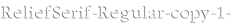 ReliefSerif Normal.ttf
