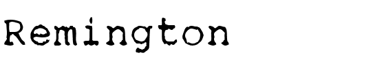 Remington Regular.ttf