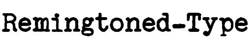Remingtoned Type Normal.ttf