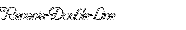 Renania Double Line Regular.ttf