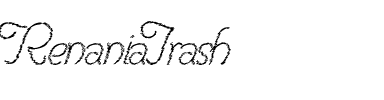 Renania Trash Regular.otf