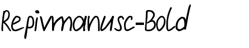 Repivmanusc Bold Normal.ttf