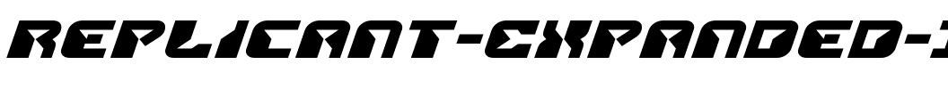 Replicant Expanded Italic Expanded Italic.ttf