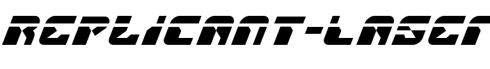 Replicant Laser Italic Laser Italic.ttf