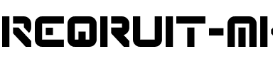 Reqruit Mk 2 Regular.otf