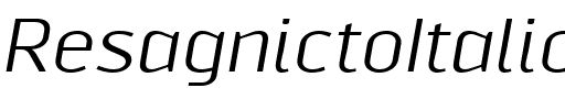 Resagnicto Italic.ttf