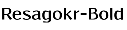 Resagokr Bold.otf