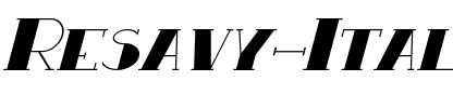 Resavy Italic.ttf