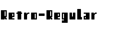 Retro Regular.ttf