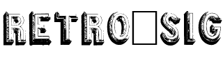 Retro sign Regular.ttf