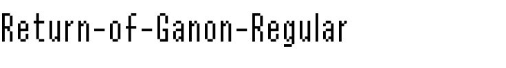 Return of Ganon Regular.ttf