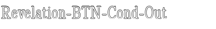 Revelation BTN Cond Out Regular.ttf