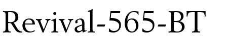 Revival565 BT Roman.ttf