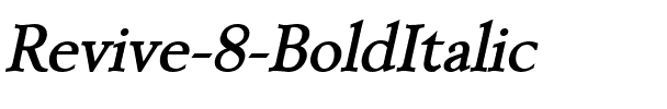 Revive 8 BoldItalic.ttf