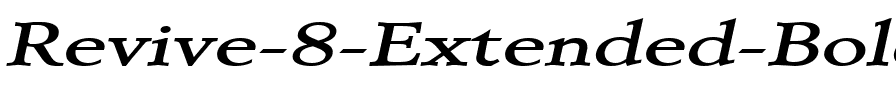 Revive 8 Extended BoldItalic.ttf