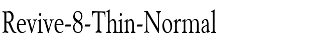 Revive 8 Thin Normal.ttf