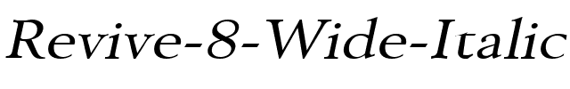 Revive 8 Wide Italic.ttf