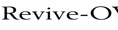 Revive OV Ex Regular.ttf