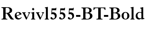 Revivl555 BT Bold.ttf