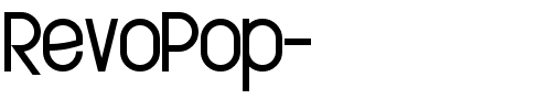 RevoPop™ Normal.ttf