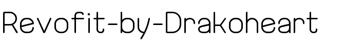 Revofit by Drakoheart Normal.ttf