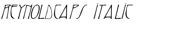 ReynoldCaps italic Italic.ttf