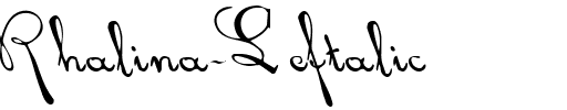 Rhalina Leftalic Italic.ttf