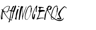 Rhinoceros Normal.ttf