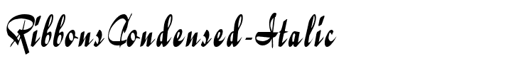 RibbonsCondensed Italic.ttf