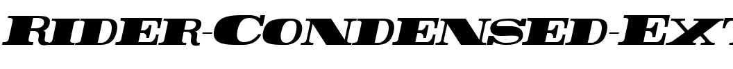 Rider Condensed Condensed ExtraBlack Italic.ttf