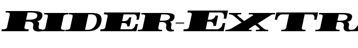 Rider ExtraBlack Italic.ttf