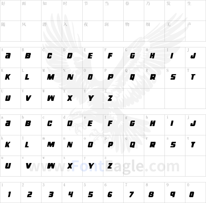 Right-Hand-Luke-Condensed-Italic