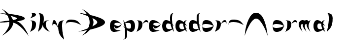 Riky Depredador  Normal.ttf