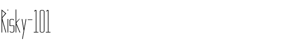 Risky 101 Regular.ttf