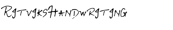 RitviksHandwriting Medium.ttf