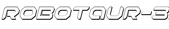 Robotaur 3D Italic Italic.ttf