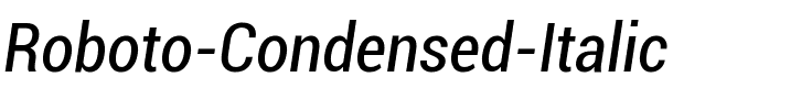 Roboto Cn Italic.ttf