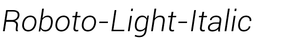 Roboto Lt Italic.ttf