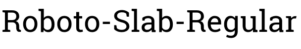 Roboto Slab Regular.ttf