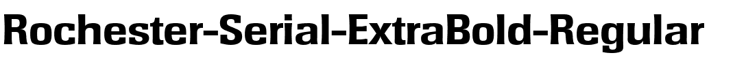 Rochester-Serial-ExtraBold Regular.ttf
