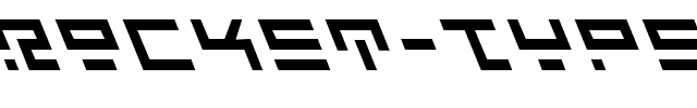 Rocket Type Leftalic Leftalic.ttf