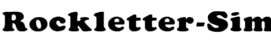 Rockletter Simple Regular.ttf