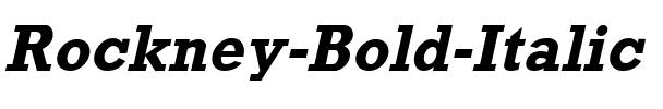 Rockney Bold Italic.ttf