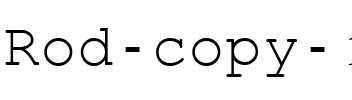 Rod Regular.ttf