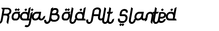 Rodja Bold Alt Slanted Rodja Bold Alt Slanted.ttf