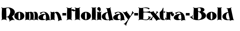 Roman Holiday  Extra Bold.ttf