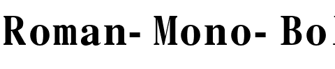 Roman Mono Bold.ttf