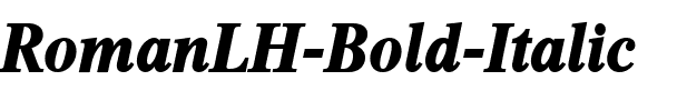 RomanLH Bold Italic.ttf