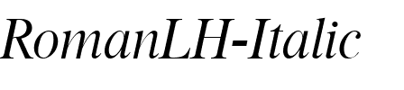 RomanLH Italic.ttf